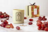 Grape Candle Made with Vegetable Wax (180gr)